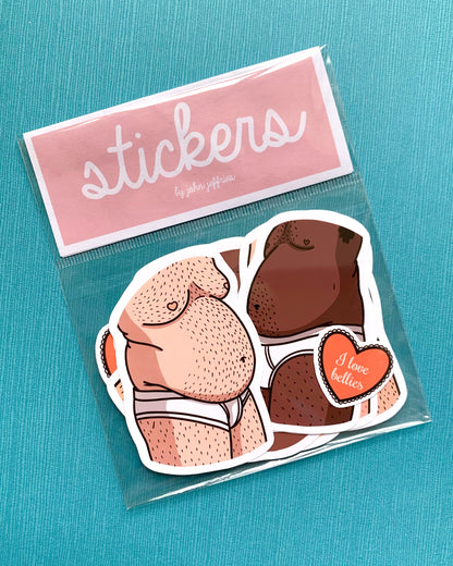 Belly Stickers (15 Stickers)