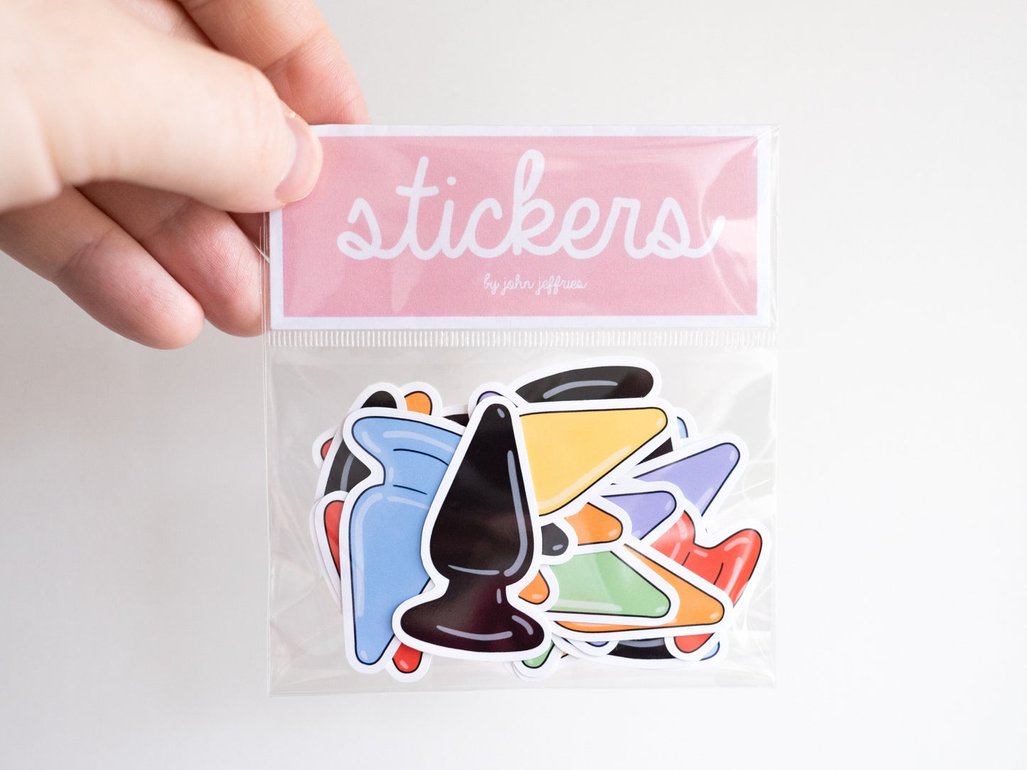 Butt Plug Stickers (24 Stickers)