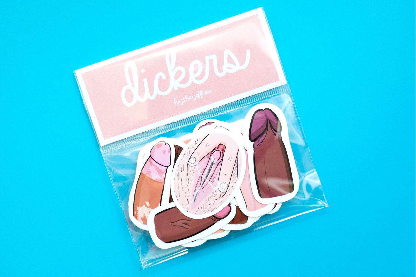 Dick Stickers - Dickers: Volume Four (25 Stickers) Penis Stickers, Cock Stickers